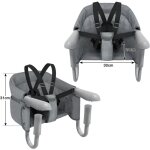 Hengmei rehausseur chaise enfant chaise bebe pliable pour bb, rhausseur de chaise avec pinces antidrapante ...