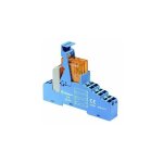 Relais d'interface finder, 48 series, 24v c. c. , dpdt - 2c / 0, montage rail din ( prix pour 1 )