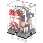 Relais sans accrochage 2 rt, bobine 12v c. c. enfichable 900mw ( prix pour 1 ) - rs pro