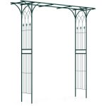 Relax4life - arche de jardin en m�tal 205 cm, tonnelle de jardin avec treillis en fil d�coratif, treillis ...