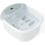 Relax4life bain de pied massant, bain massage pieds avec vibration � bulles, temp�rature r�glable 35 ...