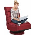 Chaise de sol pliable r�glable en 5 positions, fauteuil au sol � 360� et cadre en fer robuste, chaise ...