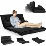 Chauffeuse 2 personnes pliable en daim dossier réglable de 90 ° à 180 ° de 5 positions avec 2 oreillers, ... Chauffeuse 2 personnes pliable en daim dossier réglable de 90 ° à 180 ° de 5 positions avec 2 oreillers, ...