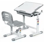 Ensemble bureau et chaise pour enfant avec hauteur rglable et design ergonomique, bureau enfant inclinable ...