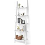Relax4life ? �tag�re �chelle 5 niveaux contre le mur ? rangement pour livres, plantes, cd ? dimensions ...