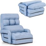 Fauteuil convertible � accoudoir et dossier r�glable � 5 positions, chauffeuse 1 place adulte convertible ...