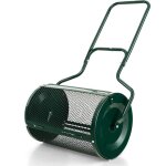 Relax4life - pandeur de compost 75l avec pinces lat�rales et poign�e en forme de u, �pandeur de fumier ...