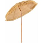 Relax4life - parasol de plage hawa tropicale dia. 200cm inclinaison rglable, parasol de paille 8 baleines ...