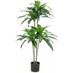 Relax4life - plante artificielle 140 cm avec 92 feuilles et pot en ciment, pour bureau / chambre, palmier ...