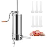 Poussoir  saucisse verticale manuel 6l en acier inoxydable, machine  saucisse professionnelle avec ...