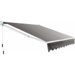 Relax4life store banne rétractable manuel en alu avec angle ajustable 40° - 100°, auvent en polyester ... Relax4life store banne rétractable manuel en alu avec angle ajustable 40° - 100°, auvent en polyester ...