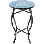 Table d'appoint en mosaïque, table basse de jardin ronde ?35 x 54, 5 cm, table de bistro en métal céramique, ... Table d'appoint en mosaïque, table basse de jardin ronde ?35 x 54, 5 cm, table de bistro en métal céramique, ...
