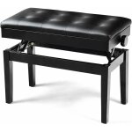 Tabouret banc banquette de piano avec coffre de rangement, hauteur réglable de 45 à 54 cm, en bois massif ... Tabouret banc banquette de piano avec coffre de rangement, hauteur réglable de 45 à 54 cm, en bois massif ...