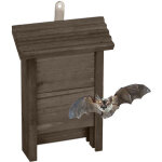 Abri  chauves - souris, large refuge pour chauvesouris, hxlxp : 29 x 18 x 6 cm, jardin, nichoir, bois, ...
