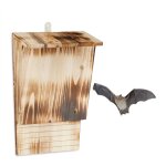 Relaxdays abri  chauves - souris, large refuge pour chauvesouris, hxlxp : 37 x 22 x 12, 5 cm, nichoir, ...