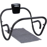 Appareil abdominaux, machine musculation maison muscles du ventre, hxlxp: 66 x 70 x 70 cm, noir - relaxdays ...