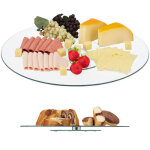 Relaxdays - assiette de service, plateau tournant, assiette présentation verre pâtisserie, 360°, 45 cm, ... Relaxdays - assiette de service, plateau tournant, assiette présentation verre pâtisserie, 360°, 45 cm, ...