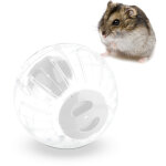 Relaxdays balle de hamster, boule de course, pour souris, chinchilla, rat, � 18, 5 cm, plastique, transparent ...