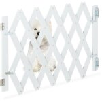 Relaxdays ? barri�re de s�curit� pour chien extensible 34, 5 - 108, 5 cm ? hauteur r�glable 47, 5 - 60 ...