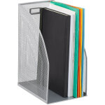 Relaxdays bote classeur mtal, din a4, droit, large, mailles, pour journaux, bureau, hlp: 32 x 16 x ...