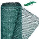 Brise - vue, paravent pour les cltures et rambardes, tissu hdpe, anti - uv, 1 x 15 mtres, vert - relaxdays ...