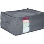 Caisse de rangement en tissu, fermeture �clair, pour linge maison, � ranger sous lit, hlp : 30x60x45 ...