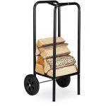 Relaxdays chariot pour bûches en bois, en acier, 85 x 72 x 30 cm, capacité 50 kg, 2 roues, extérieur ... Relaxdays chariot pour bûches en bois, en acier, 85 x 72 x 30 cm, capacité 50 kg, 2 roues, extérieur ...