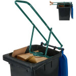 Compacteur dchets, poubelle, craseur ordures, dchets rsiduels, plastique, presse manuelle, acier, ...
