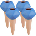 Relaxdays - c�ne d'arrosage argile, lot de 4, goutte � goutte, � 6cm, c�ramique, irrigation des plantes, ...