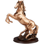 Déco de cheval, statue de cheval sur pieds, etalon puissant, socle ovale, salon, hlp: 32x26, 5x15, 5cm, ... Déco de cheval, statue de cheval sur pieds, etalon puissant, socle ovale, salon, hlp: 32x26, 5x15, 5cm, ...