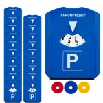 Disque de stationnement, lot de 20, grattoir � glace, 3 jetons de caddie, l�vre en caoutchouc, parcm�tre, ...