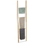 Relaxdays Échelle porte - serviettes bambou pliable, support serviettes 4 barres salle de bain torchon, ... Relaxdays Échelle porte - serviettes bambou pliable, support serviettes 4 barres salle de bain torchon, ...