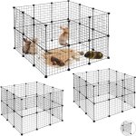 Relaxdays - enclos pour petits animaux domestiques, lot de 72 panneaux, parc d'extérieur extensible, ... Relaxdays - enclos pour petits animaux domestiques, lot de 72 panneaux, parc d'extérieur extensible, ...