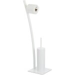 Ensemble porte brosse wc porte - papier toilettes serviteur salle de bain, hxlxp: 78 x 29 x 20 cm, blanc ... Ensemble porte brosse wc porte - papier toilettes serviteur salle de bain, hxlxp: 78 x 29 x 20 cm, blanc ...