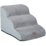 Escalier � 3 marches, pour chiens & chats, hxlxp: 33x41x54 cm, support doux, aide � l'acc�s canap� & ...