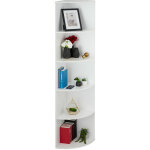 Relaxdays - etagère d'angle, 5 casiers, livres, décor , salon, cuisine, corridor, meuble droit, hlp:180x57x40 ... Relaxdays - etagère d'angle, 5 casiers, livres, décor , salon, cuisine, corridor, meuble droit, hlp:180x57x40 ...