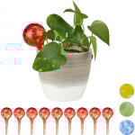 Globes d'arrosage, lot de 10, distributeur eau, irrigation plantes et fleurs, outil de bureau,  6cm, ...