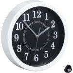 Relaxdays - horloge murale ronde, 20 cm, petite pendule  accrocher au mur, design classique, piles, ...