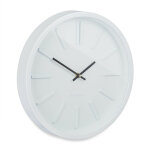 Relaxdays - horloge murale, sans trotteuse, moderne, analogue, pendule pour cuisine, salon, bureau, rond, ...