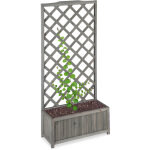 Relaxdays - jardinière avec treillis espalier tuteur plantes grimpantes bac à fleurs bois vigne lierre ... Relaxdays - jardinière avec treillis espalier tuteur plantes grimpantes bac à fleurs bois vigne lierre ...