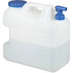 Jerrycan jerrican bidon d'eau rservoir 20 l robinet bouchon sans bpa camping voiture festival, blanc ...