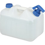 Relaxdays - jerrycan jerrican bidon d'eau robinet bouchon rservoir 10 l sans bpa camping voiture festival, ...