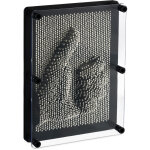 Jeu pinart sculpture 3d, exprimez votre crativit, rappelle les anne 80s, h x l : 18 x 13 cm, argent ...