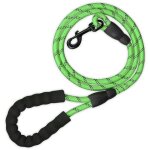 Relaxdays laisse pour petits & gros chiens pesant jusqu?� 50 kg, r�fl�chissante, boucle rembourr�e, nylon, ...