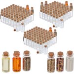 Mini - bouteilles avec bouchon de lige, lot de 216, petite bouteille en verre, 10 ml, flacon dco, transparen ...