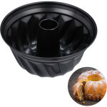 Relaxdays moule  gteaux savarin kouglof,  25 cm, acier au carbone, antiadhsif, rsistant chaleur ...