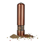 Moulin  poivre lectrique grand moulin  sel en inox moulin  pices  piles broyeur cramique, bronze ...