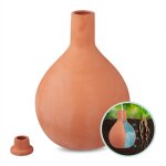 Relaxdays - olla d'arrosage, 3, 5 l, argile, arrosage souterrain, potager sur�lev� & serre, pot en terre ...