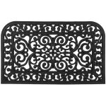 Paillasson caoutchouc, 45x75 cm, antid�rapant, r�sistant, caillebotis ext�rieur, tapis entr�e, ornements, ...