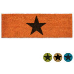 Paillasson etoiles fibres de coco antidrapant porte entre tapis usage intrieur extrieur hxlxp 1, ...